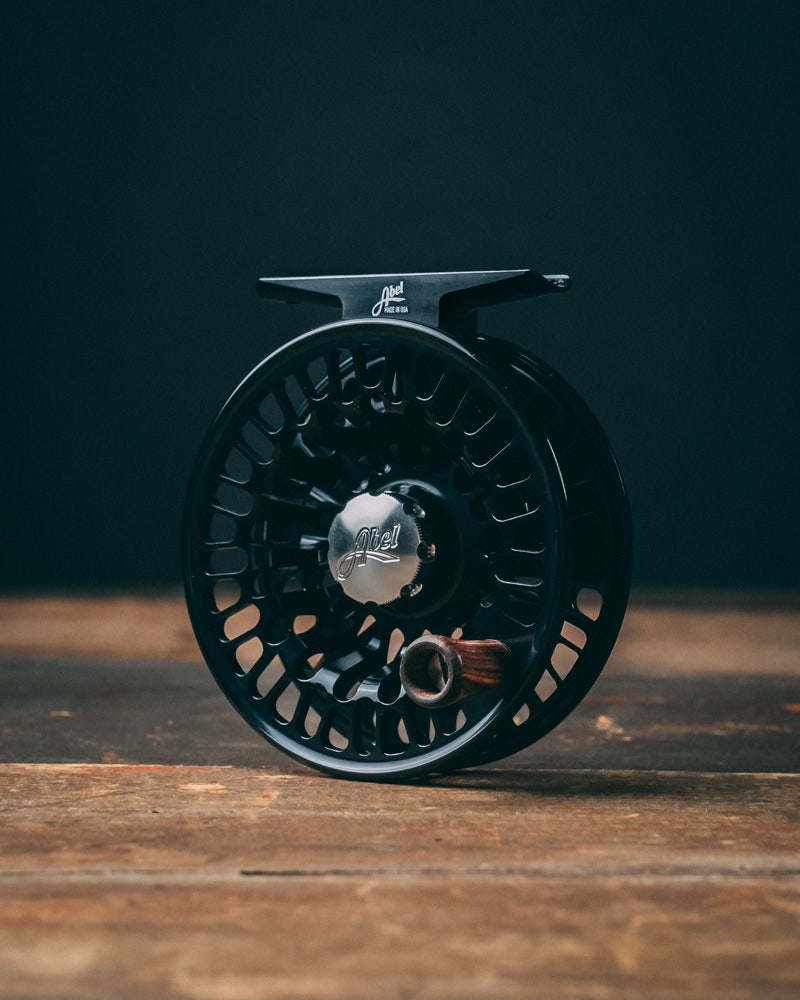 abel super series 5 6 fly reel SDF 5/6 Solid Grayling, Slate Gray Drag Knob with Ebony Handle Elevate your fishing experience with this handcrafted rod Abel Vaya 5/6 Fly Reel