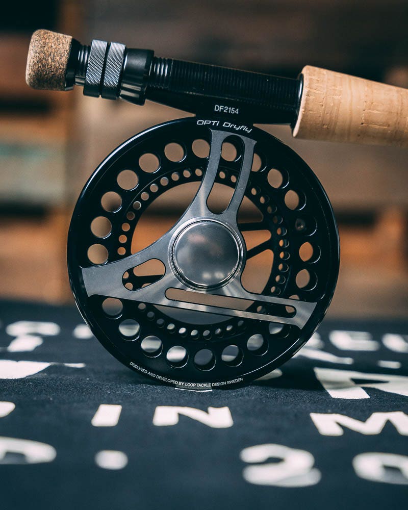dry fly reel Loop Opti #5 Mist Silver Fits to DryFly art.no Spool, DryFly