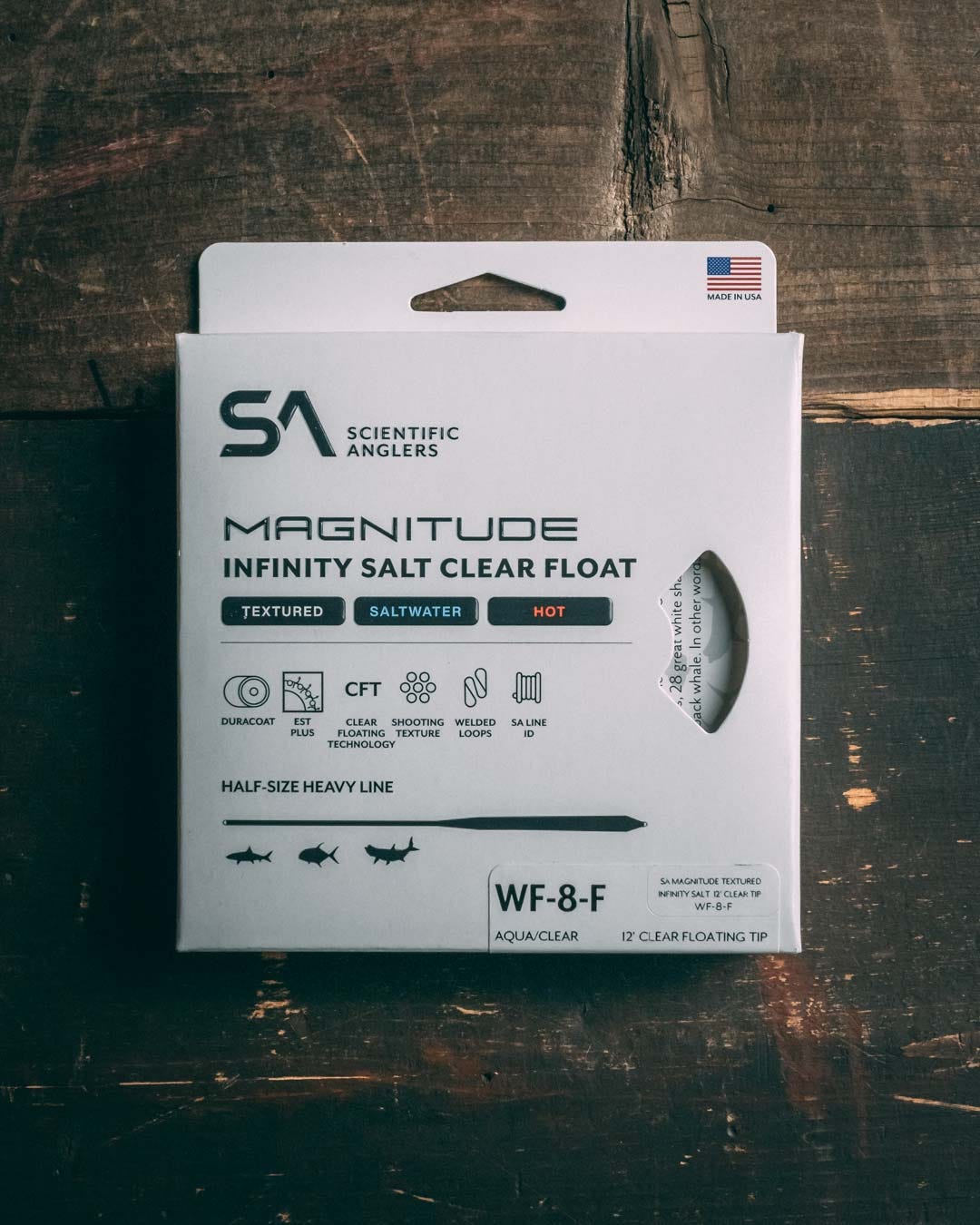 Scientific Anglers Magnitude Textured Infinity Salt Clear Float